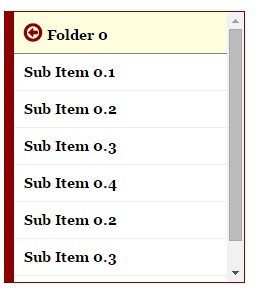 jQuery Power List menu